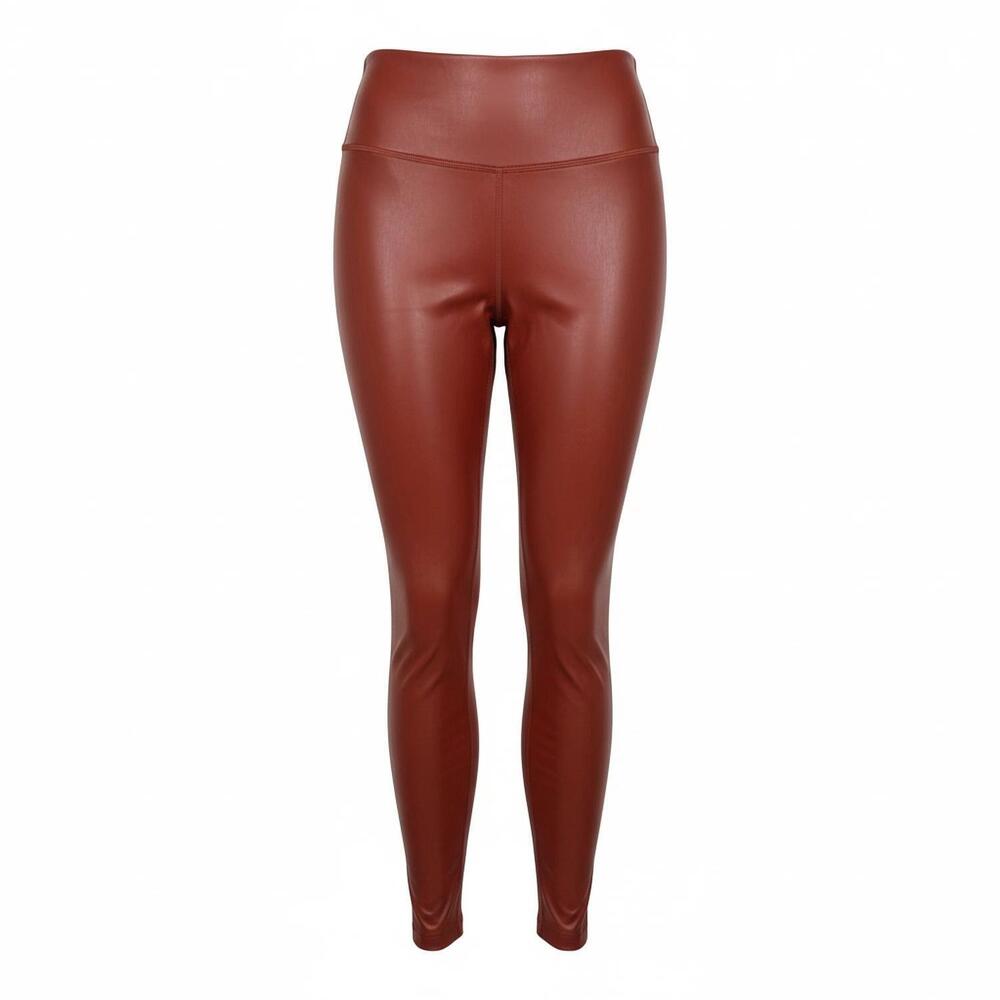 NEW INSPIRED FASHION women's high rise leggings in rust